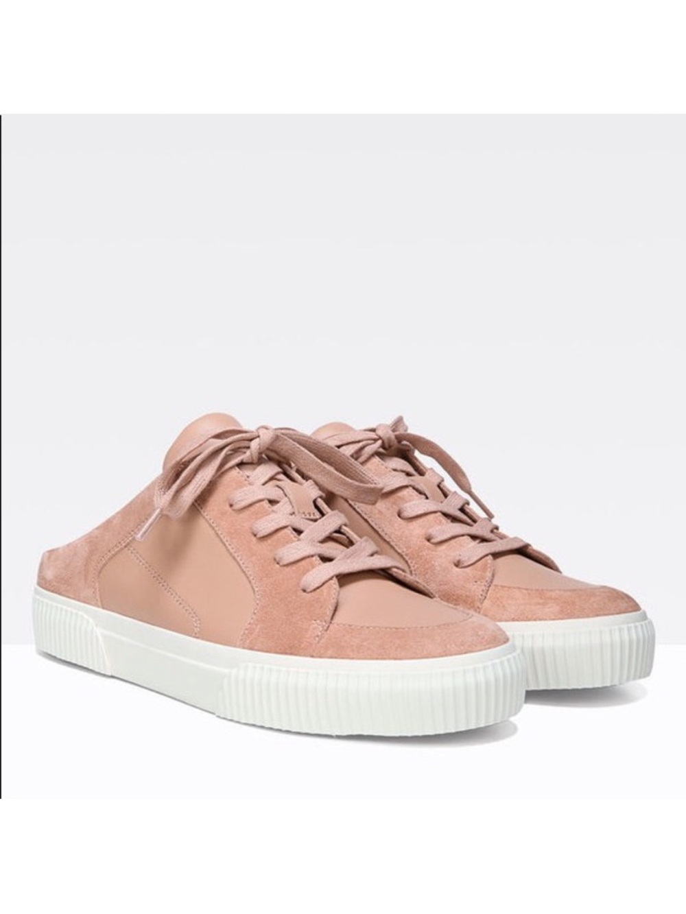 Vince Kess Backless leather and suede sneaker 7‎